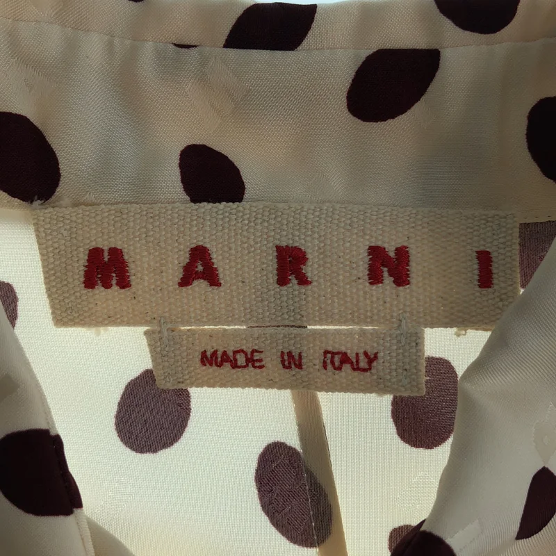 MARNI / マルニ | ドット パジャマシャツ プルオーバーワンピース | 36 | レディース