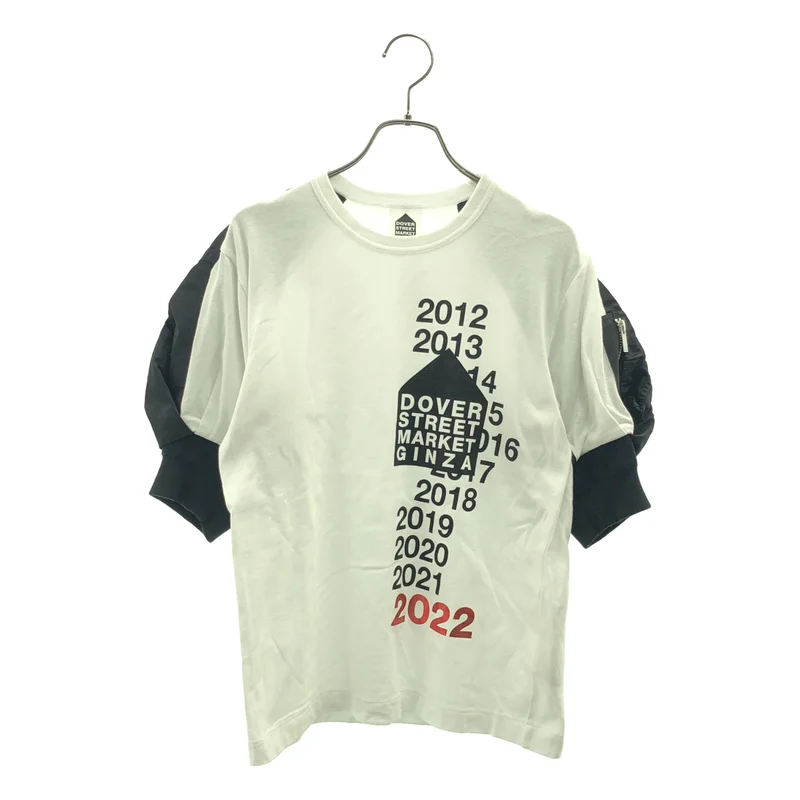 sacai / サカイ | × Dover street market 10th anniversary 異素材 ロゴ カットソー | 1 | レディース