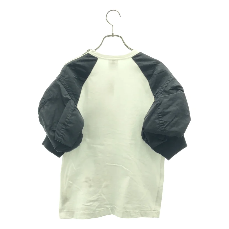 sacai / サカイ | × Dover street market 10th anniversary 異素材 ロゴ カットソー | 1 | レディース
