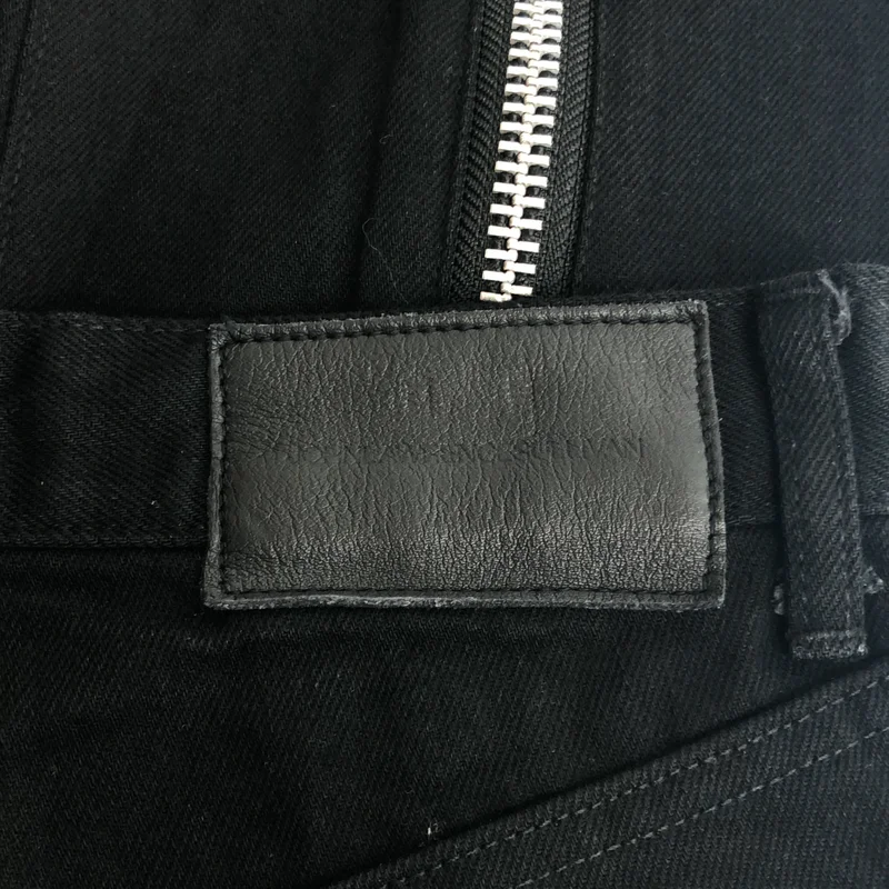 JOHN LAWRENCE SULLIVAN / ジョンローレンスサリバン | RIGID DENIM ZIPPED PANTS / リグドデニム ジップパンツ | 44 | メンズ