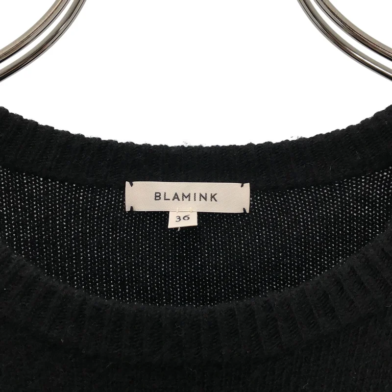 BLAMINK / ブラミンク | ウールカシミヤニットワンピース | 36 | レディース