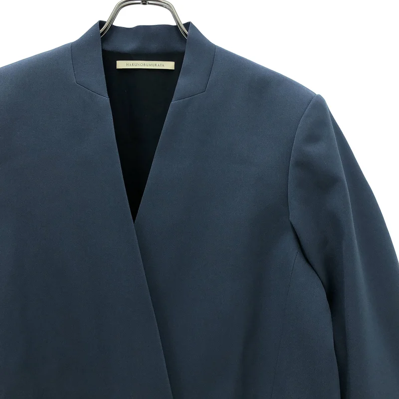 HARUNOBUMURATA / ハルノブムラタ | ノーカラー ダブルボタン ロングコート | 36 | レディース