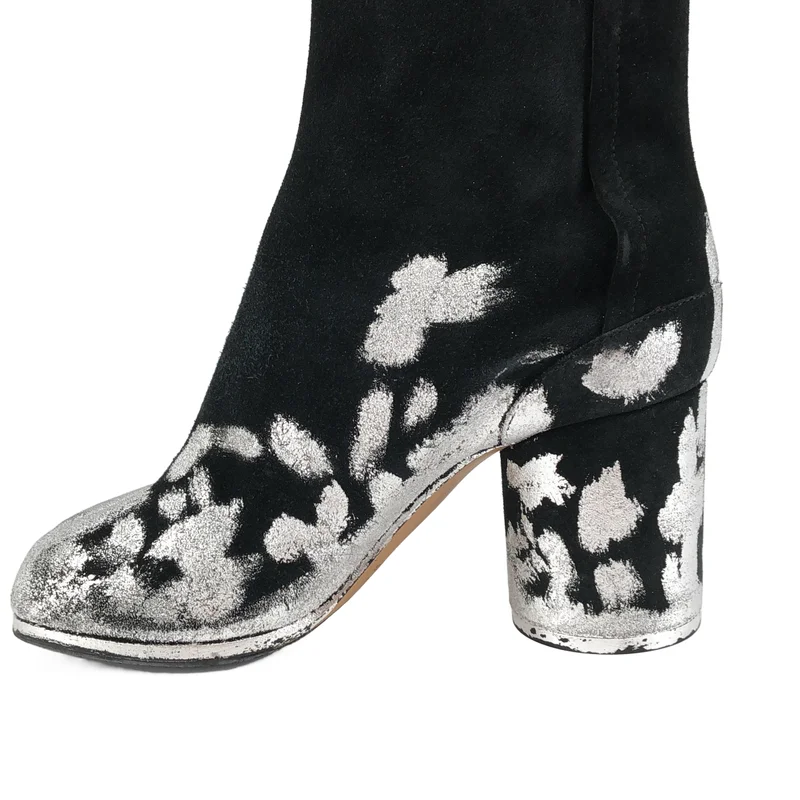 Maison Margiela / メゾンマルジェラ | ペイント 足袋 ショートブーツ S58WU0260 | 36 | レディース