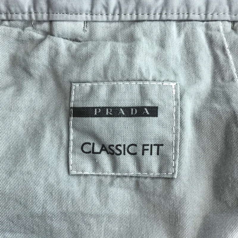 PRADA / プラダ | コットン ナイロン テーパードパンツ | 50 | メンズ