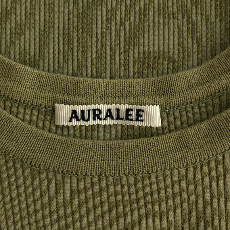 AURALEE / オーラリー | HIGH GAUGE RIB KNIT TEE / リブ ニット Tシャツ カットソー | 1 | レディース