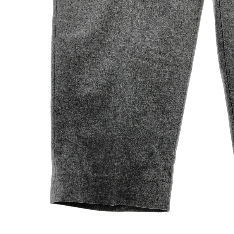 BEAMS PLUS / ビームスプラス | 2 Pleats Tapered Flannel / ウールフランネル 2プリーツ テーパードパンツ | XL | メンズ