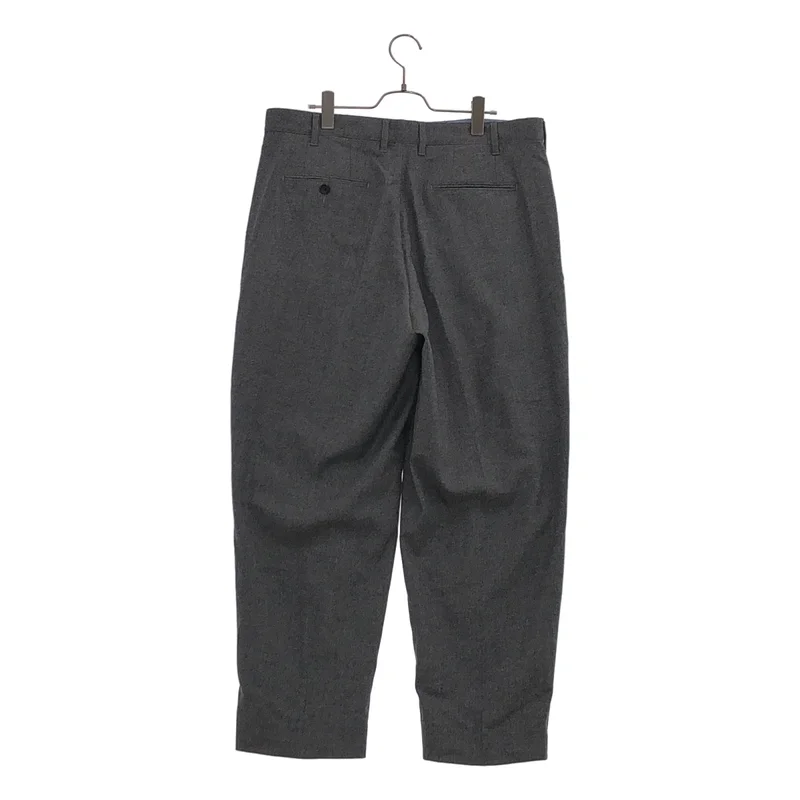 BEAMS PLUS / ビームスプラス | 2 Pleats Tapered Flannel / ウールフランネル 2プリーツ テーパードパンツ | XL | メンズ