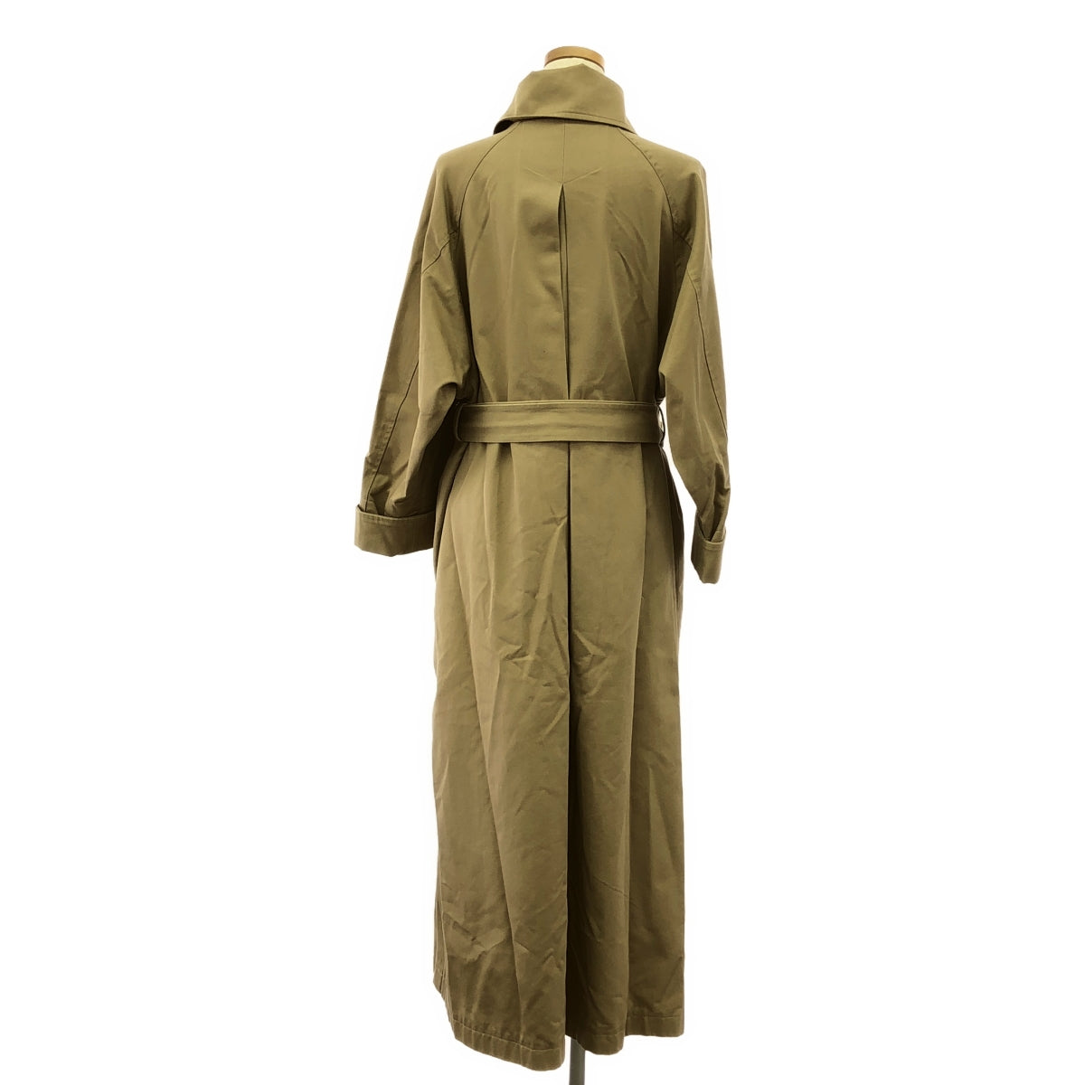 極美品 foutou ベージュ ロングトレンチコート サイズ1 foufou / フーフー | Trench Coat / ベルテッド トレンチコート / 総