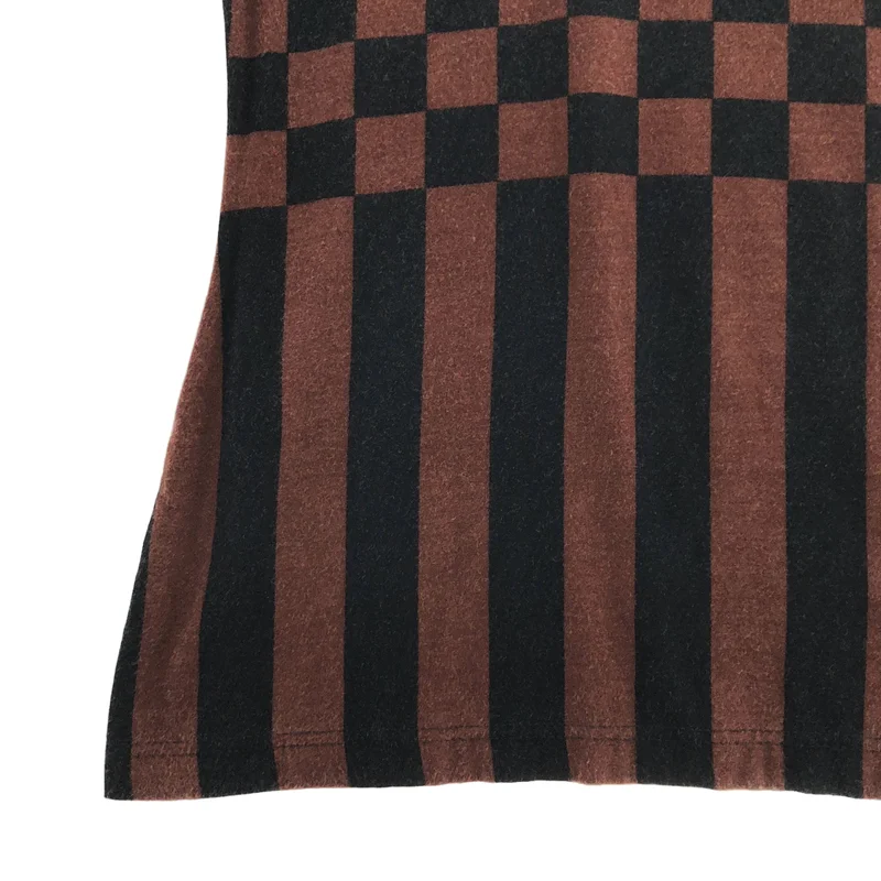 FENDI / フェンディ | ズッカ柄 ペカンストライプ カットソー | M | レディース