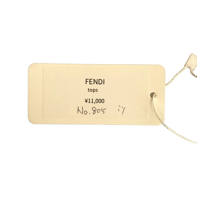 FENDI / フェンディ | ズッカ柄 ペカンストライプ カットソー | M | レディース