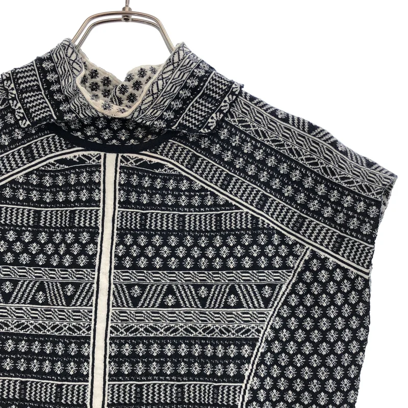 Mame Kurogouchi / マメクロゴウチ | 2024AW | Small Floral Pattern Knitted Top ノースリーブ ニット | 2 | レディース