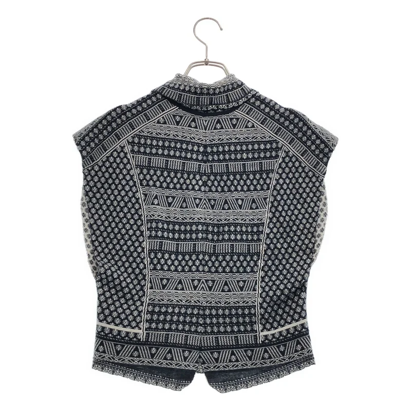Mame Kurogouchi / マメクロゴウチ | 2024AW | Small Floral Pattern Knitted Top ノースリーブ ニット | 2 | レディース