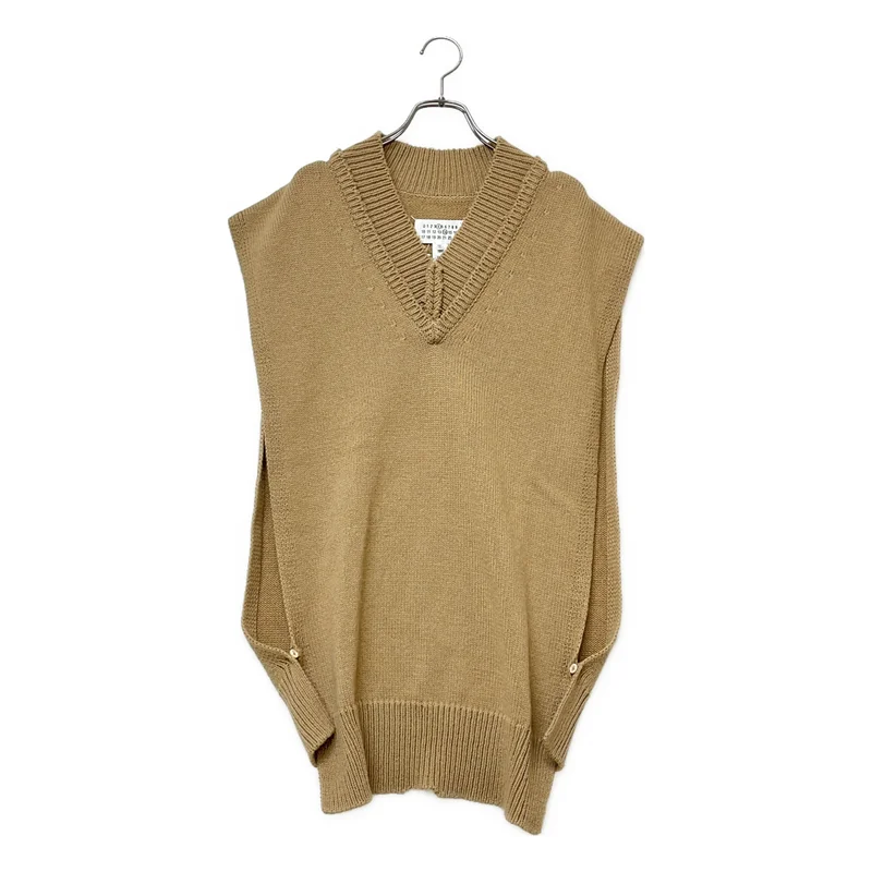 Maison Margiela / メゾンマルジェラ | 2023AW | ミドルゲージシェットランド ニットベスト | XS | メンズ