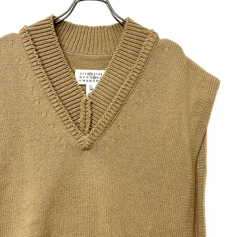 Maison Margiela / メゾンマルジェラ | 2023AW | ミドルゲージシェットランド ニットベスト | XS | メンズ