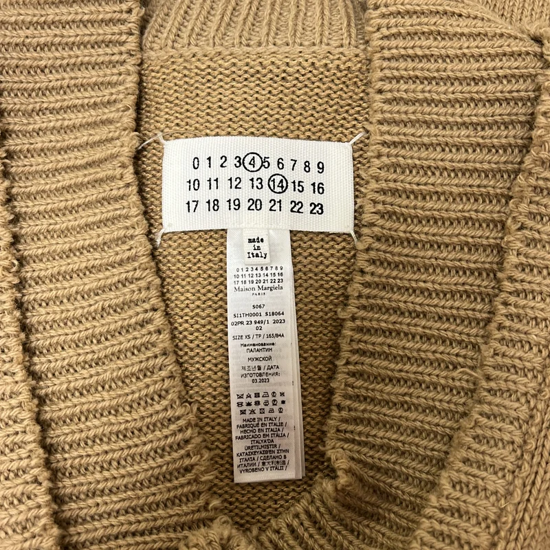 Maison Margiela / メゾンマルジェラ | 2023AW | ミドルゲージシェットランド ニットベスト | XS | メンズ