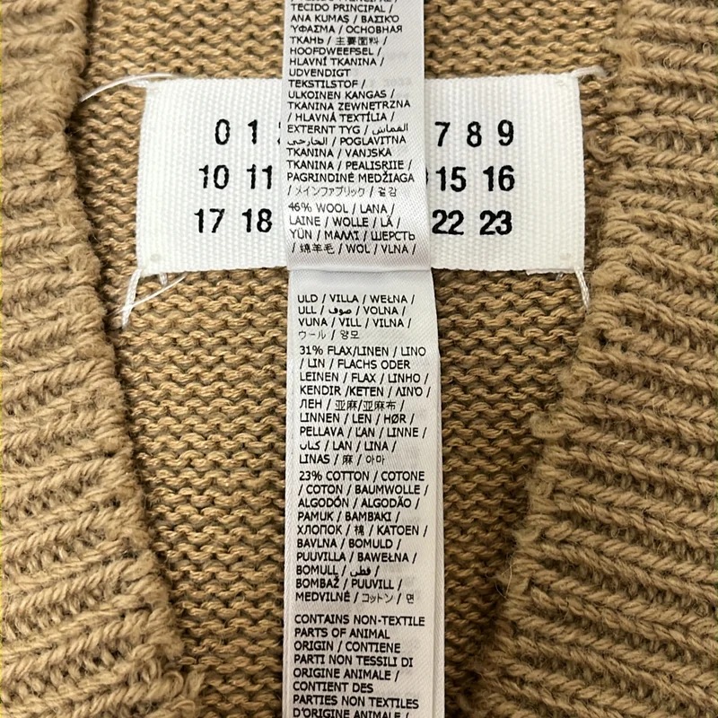Maison Margiela / メゾンマルジェラ | 2023AW | ミドルゲージシェットランド ニットベスト | XS | メンズ
