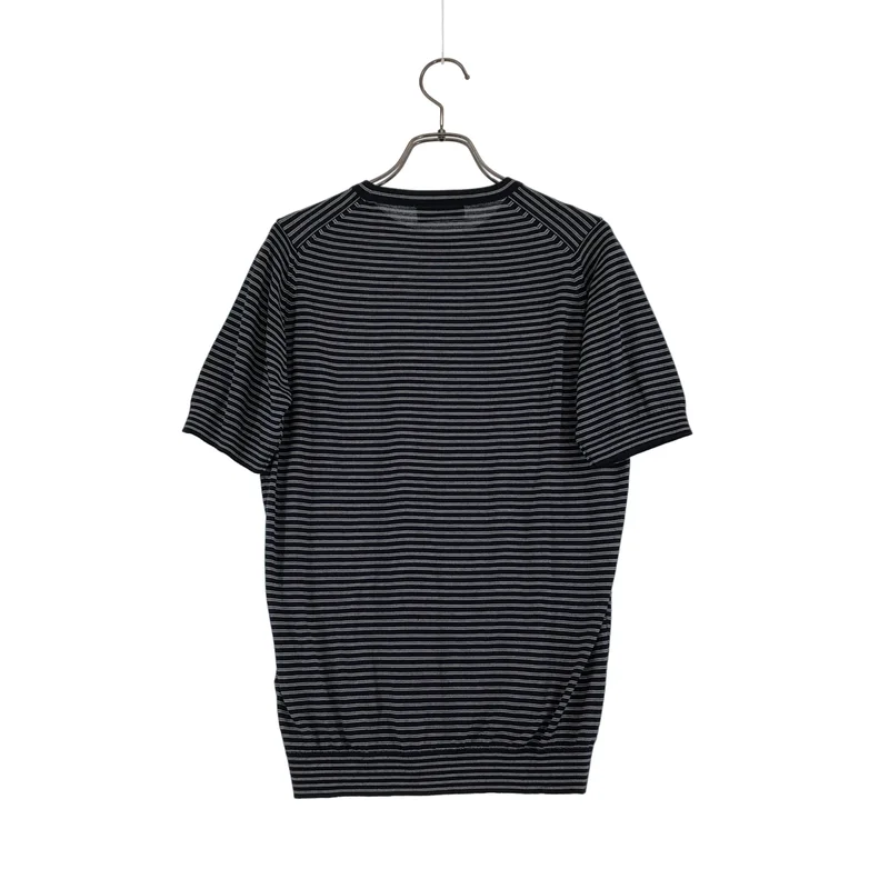 JOHN SMEDLEY / ジョンスメドレー | 海島綿 シーアイランドコットン ボーダー カットソー | S | レディース