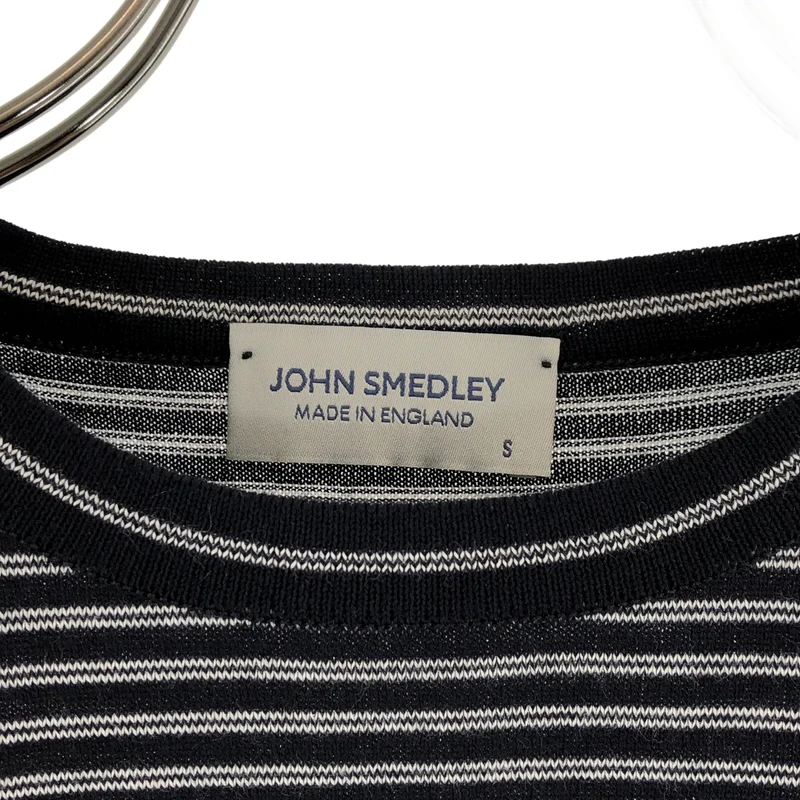 JOHN SMEDLEY / ジョンスメドレー | 海島綿 シーアイランドコットン ボーダー カットソー | S | レディース