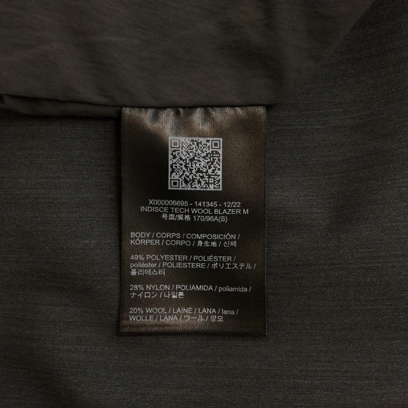 ARC'TERYX VEILANCE / アークテリクスヴェイランス | Indisce Tech Wool Blazer インディシスジャケット | S | メンズ