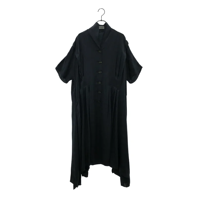 BALENCIAGA / バレンシアガ | WARDROBE / BBロゴ プリーツ シャツ ワンピース | L | レディース