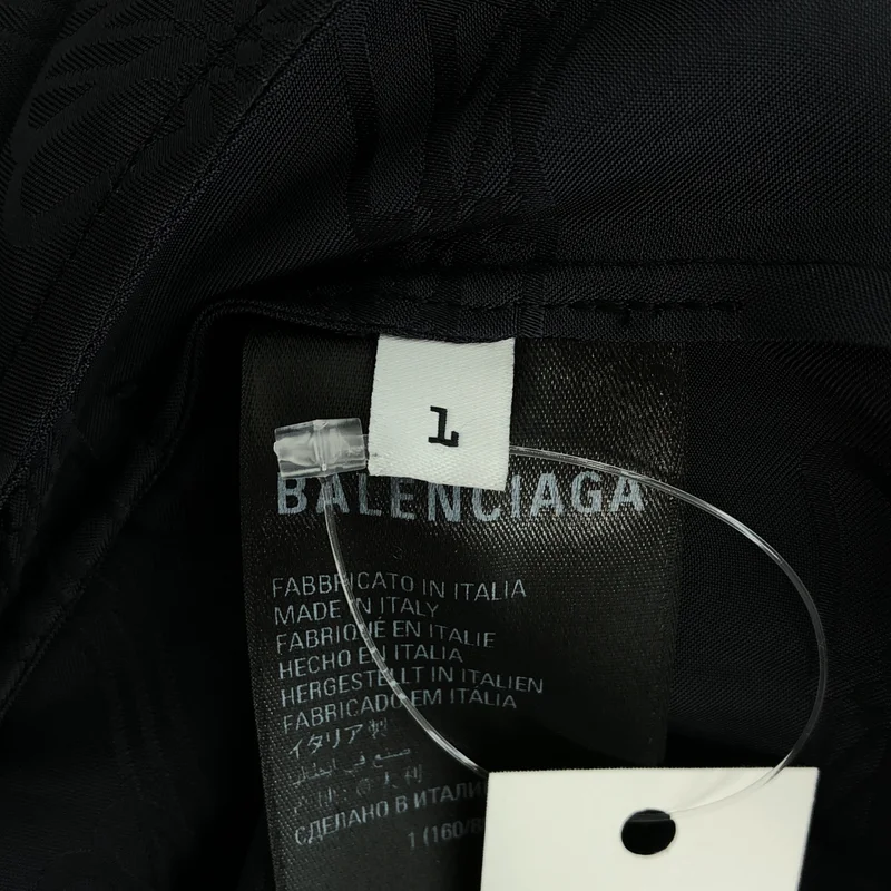 BALENCIAGA / バレンシアガ | WARDROBE / BBロゴ プリーツ シャツ ワンピース | L | レディース