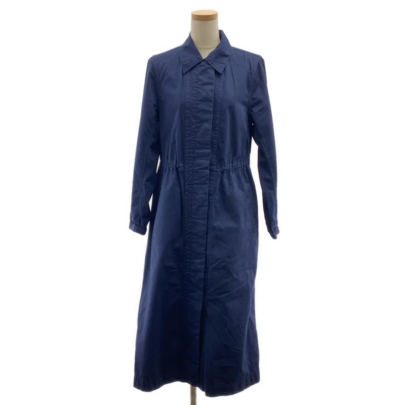 DRIES VAN NOTEN / ドリスヴァンノッテン | コットン ステンカラーコート ワンピース | 36 | レディース