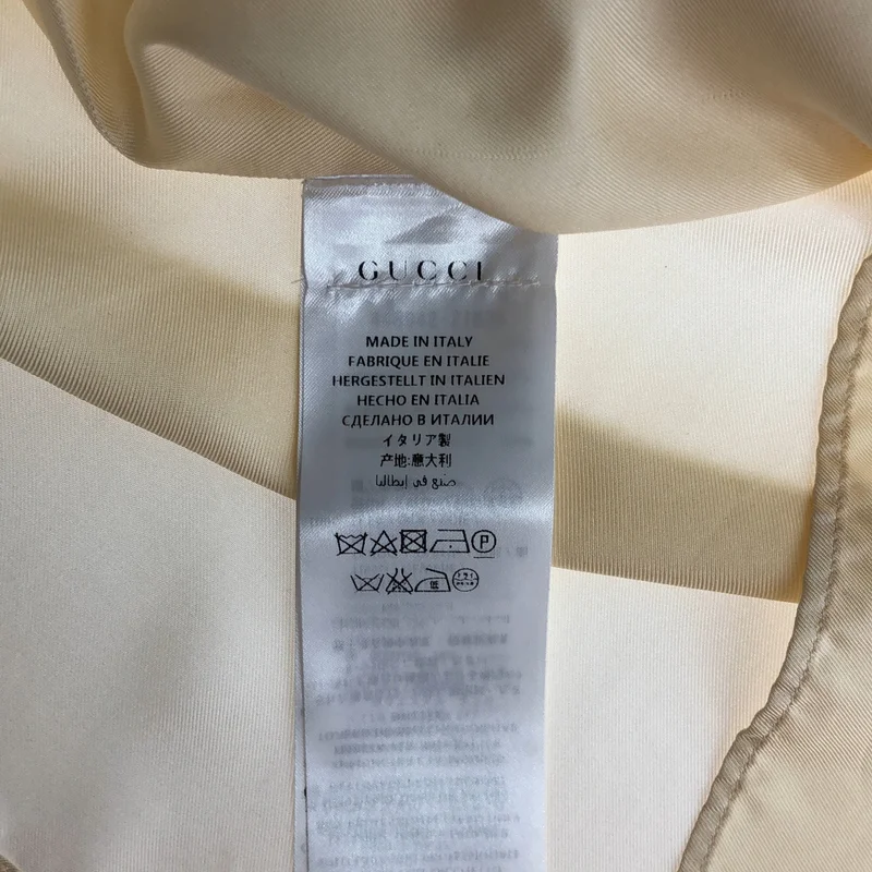 GUCCI / グッチ | シルク フラワー 刺しゅう ノースリーブ ブラウス | 38 | レディース