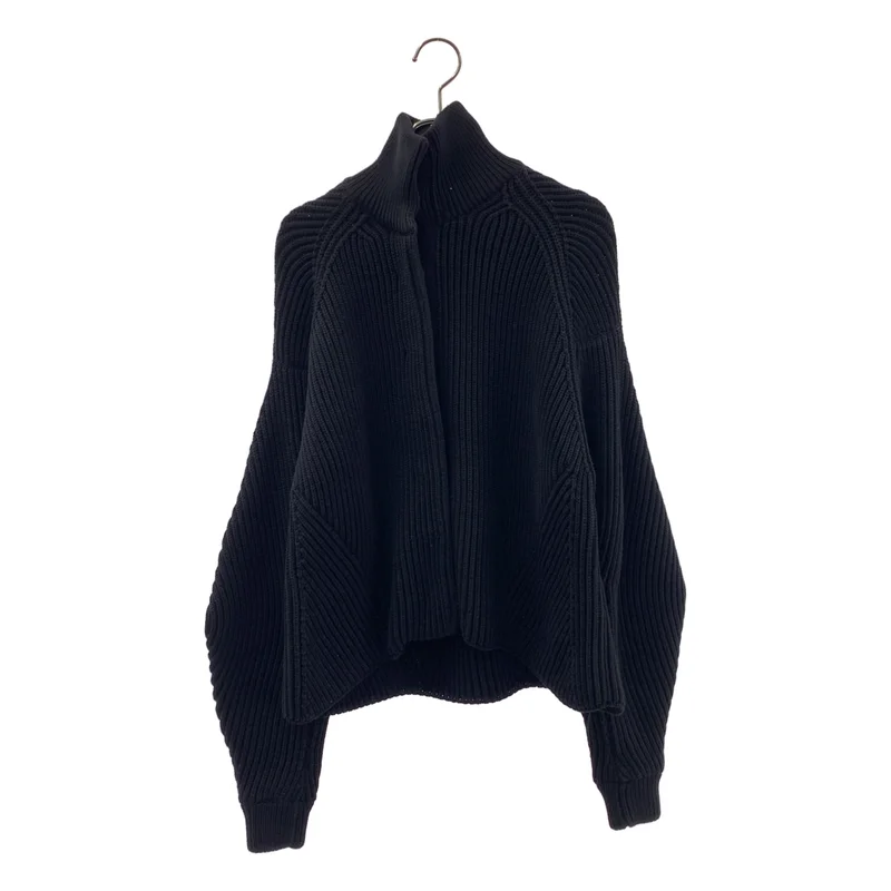 Maison Margiela / メゾンマルジェラ | エルボーパッチ リブ ニット カーディガン | S | レディース