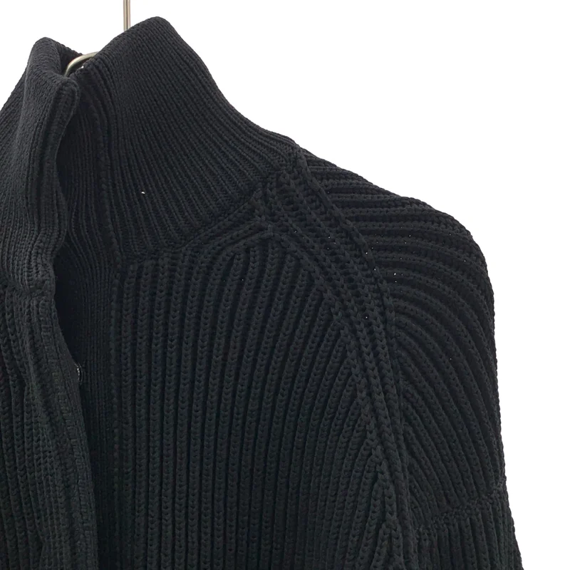 Maison Margiela / メゾンマルジェラ | エルボーパッチ リブ ニット カーディガン | S | レディース