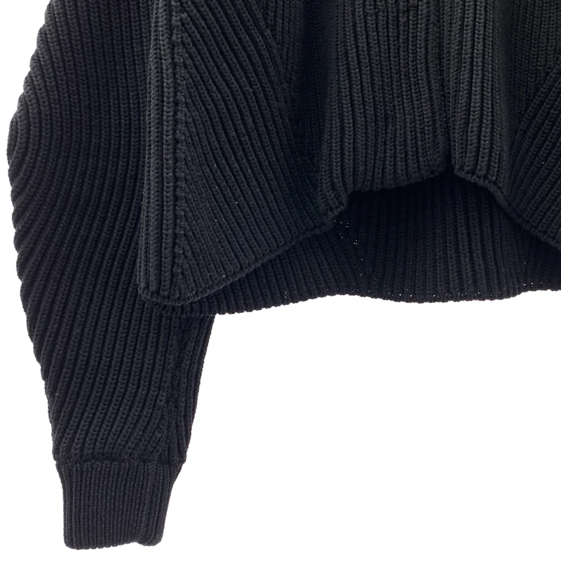Maison Margiela / メゾンマルジェラ | エルボーパッチ リブ ニット カーディガン | S | レディース