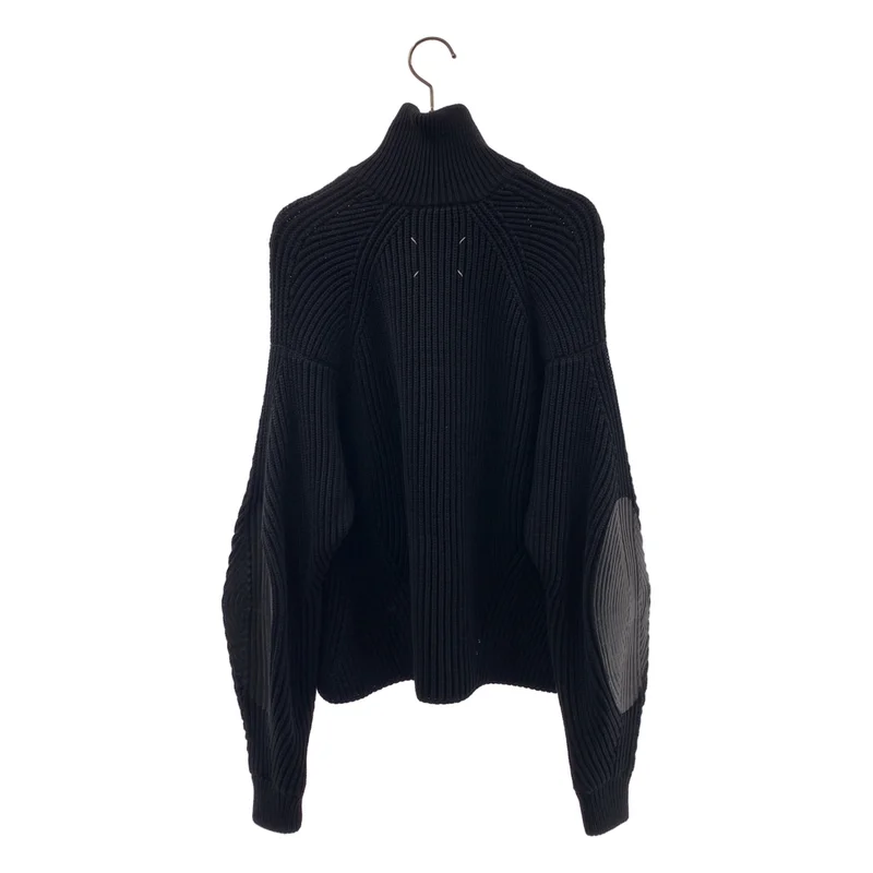 Maison Margiela / メゾンマルジェラ | エルボーパッチ リブ ニット カーディガン | S | レディース
