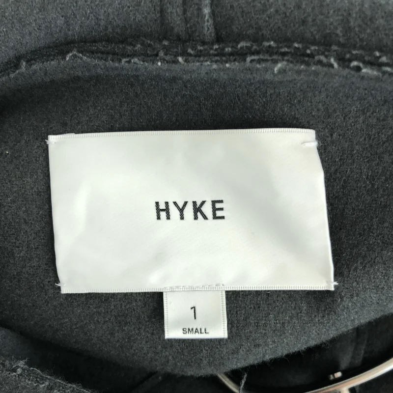 HYKE / ハイク | 2022AW | MELTON HOODED WORK COAT ウールメルトン フーデッドコート | 1 | レディース
