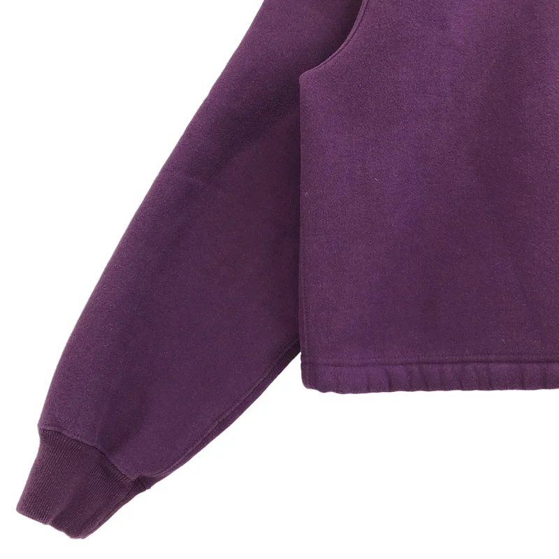 PHEENY / フィーニー | 2025AW | ATHLETIC FLEECE HALF ZIP P/O SHORT / アスレチックフリース ハーフジップ ショートスウェット | F | レディース