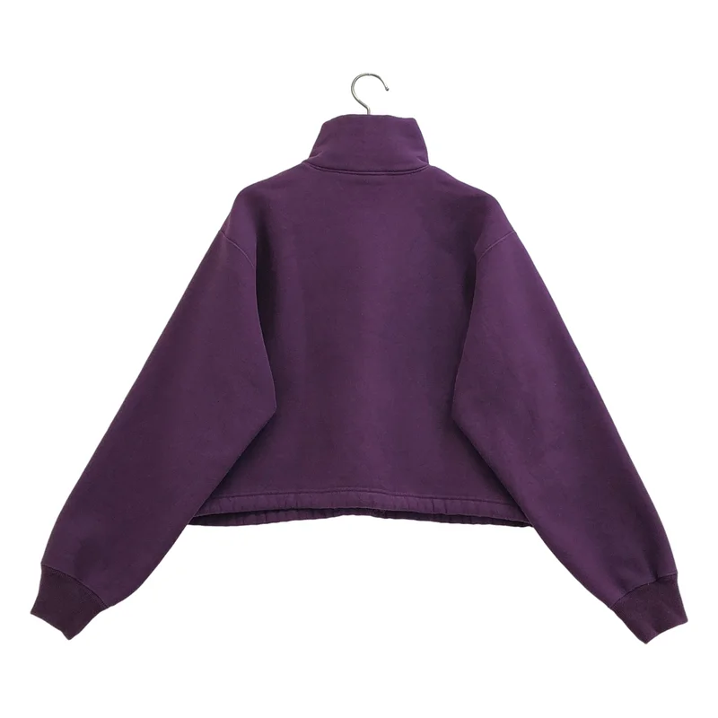 PHEENY / フィーニー | 2025AW | ATHLETIC FLEECE HALF ZIP P/O SHORT / アスレチックフリース ハーフジップ ショートスウェット | F | レディース
