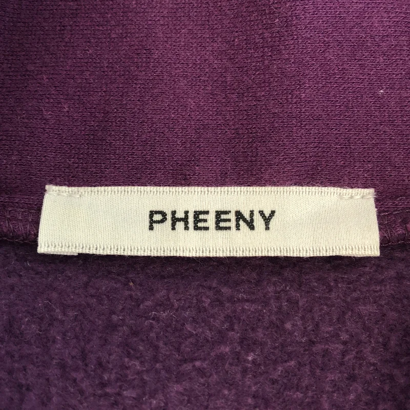 PHEENY / フィーニー | 2025AW | ATHLETIC FLEECE HALF ZIP P/O SHORT / アスレチックフリース ハーフジップ ショートスウェット | F | レディース