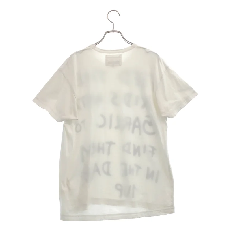 JUNYA WATANABE COMME des GARCONS denim / ジュンヤワタナベコムデギャルソンデニム | 2019SS | コットン ロゴプリント クルーネックカットソー | S | レディース