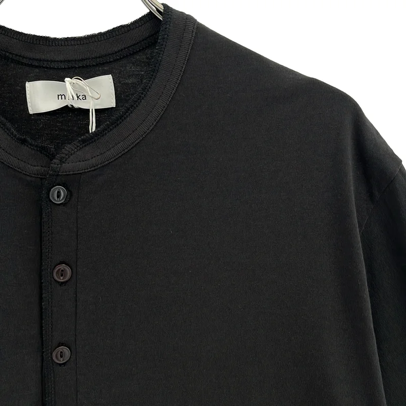 marka / マーカ | 2026SS | 30/1オーガニックコットン空紡天竺 ヘンリーネック Tシャツ | 2 | メンズ