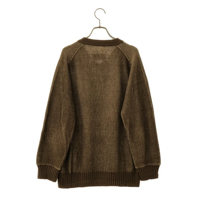 Maison Martin Margiela / メゾンマルタンマルジェラ | コットン Vネック リブニット | S | メンズ
