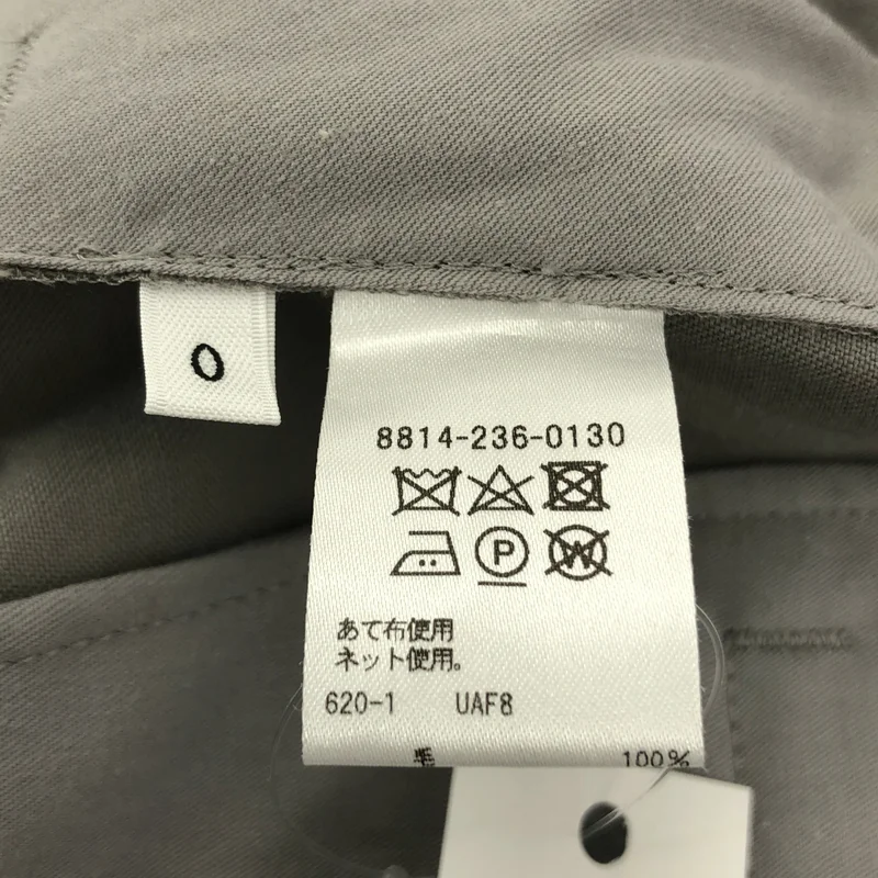 LOEFF / ロエフ | LF W GABA BONTANG TRS / タック スラックス パンツ | 0 | レディース