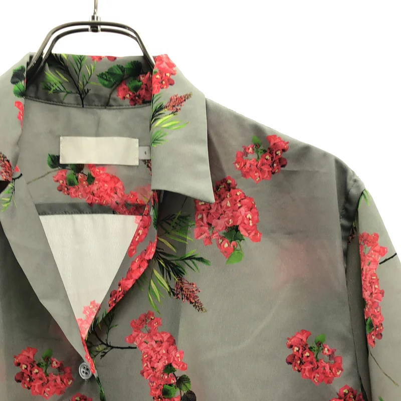 Graphpaper / グラフペーパー | Flower Printed Open Collar Shirt フラワープリント シャツ | 0 | レディース