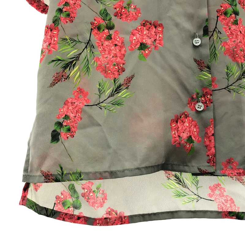 Graphpaper / グラフペーパー | Flower Printed Open Collar Shirt フラワープリント シャツ | 0 | レディース