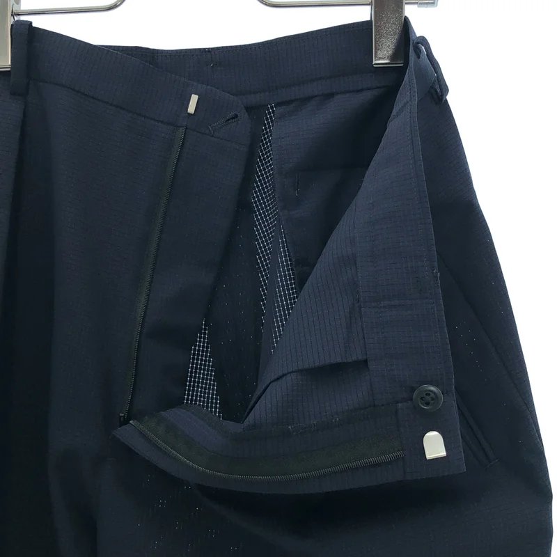 NEAT / ニート | Fake Ripstop Srousers / タック スラックス パンツ | 46 | メンズ