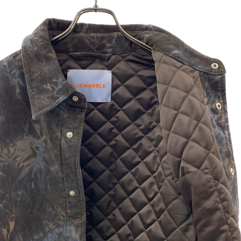 BLUE MARBLE / ブルーマーブル | PADDED OVERSHIRT キルティング裏地 パデッド シャツジャケット | S | メンズ