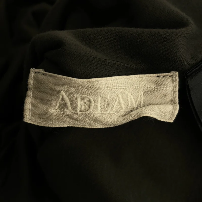 ADEAM / アディアム | レーヨン バイカラー アシンメトリー プリーツ ワンピース | 2 | レディース
