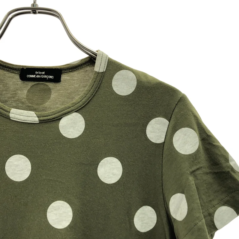 tricot COMME des GARCONS / トリココムデギャルソン | 2007SS | コットン ドットプリント クルーネック カットソー |