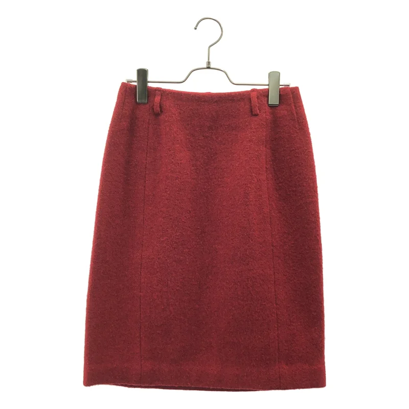 MARGARET HOWELL / マーガレットハウエル | × Harris Tweed / ハリスツイード ウール バックジップ スカート / 裏地付き | 2 | レディース