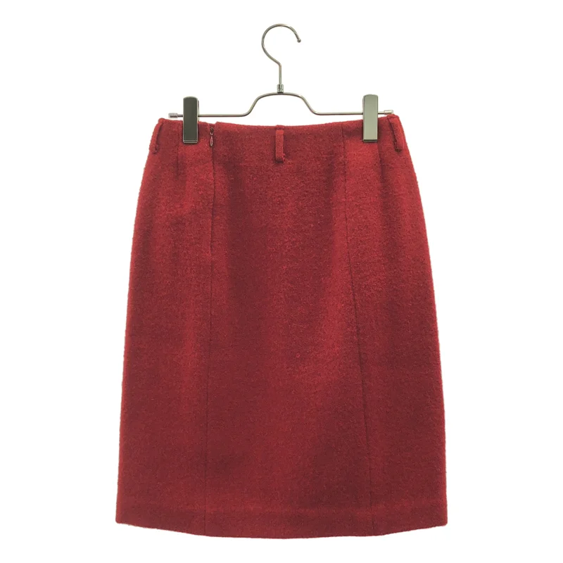 MARGARET HOWELL / マーガレットハウエル | × Harris Tweed / ハリスツイード ウール バックジップ スカート / 裏地付き | 2 | レディース
