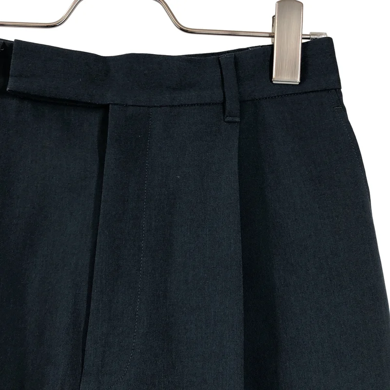 Spick and Span / スピックアンドスパン | セットアップ ポリエステル ノーカラー ジャケット / タック パンツ |