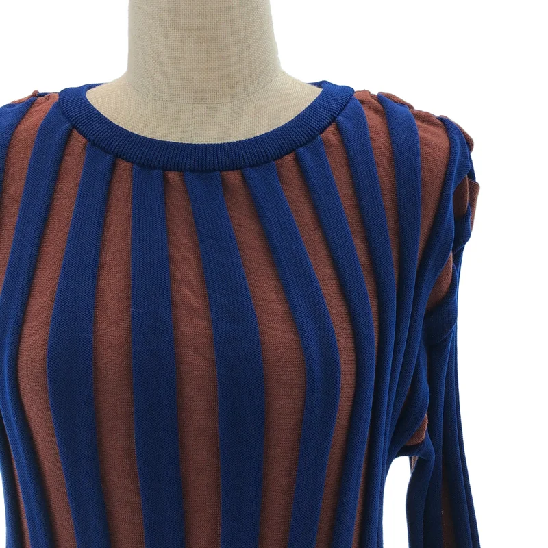 PLEATS PLEASE ISSEY MIYAKE / プリーツプリーズイッセイミヤケ | クルーネック スリット トップス | 3 | レディース