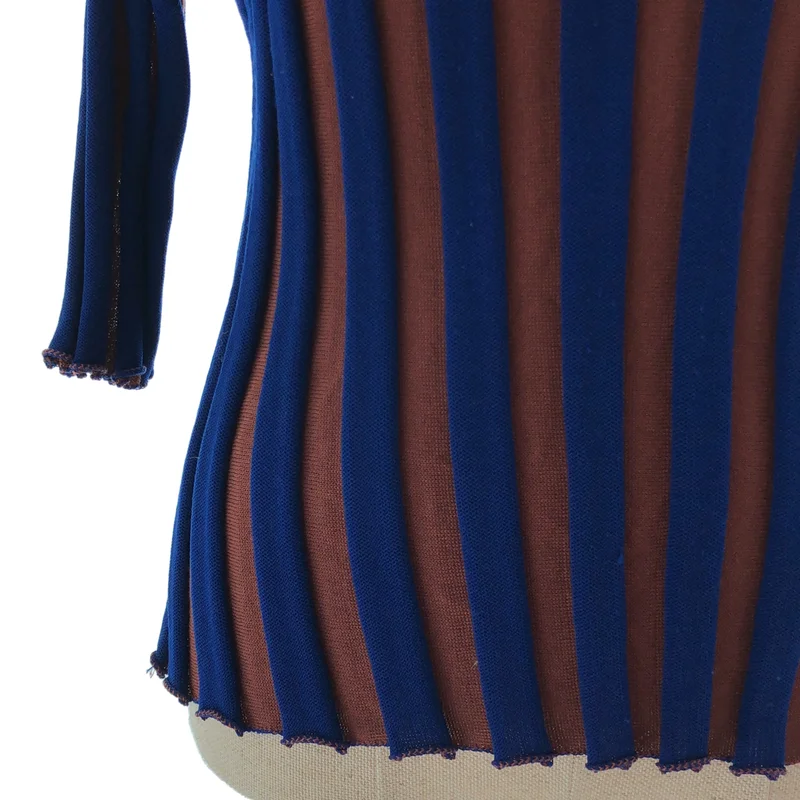 PLEATS PLEASE ISSEY MIYAKE / プリーツプリーズイッセイミヤケ | クルーネック スリット トップス | 3 | レディース